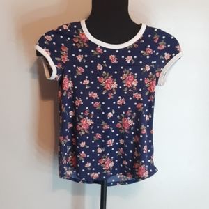 Girls Floral Tee